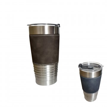 20oz Double Wall Stainless Steel Coffee Mugs with Lid&Holster